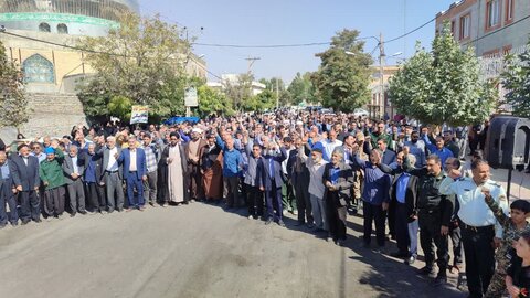 تصاویر راهپیمایی جمعه نصر در نورآباد