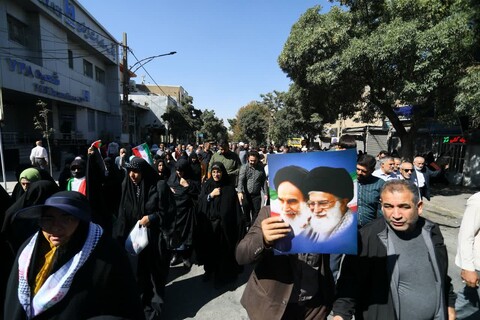 تصاویر / راهپیمایی «بشارت نصر» در همدان