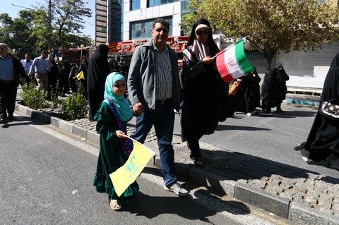 تصاویر / راهپیمایی «بشارت نصر» در همدان