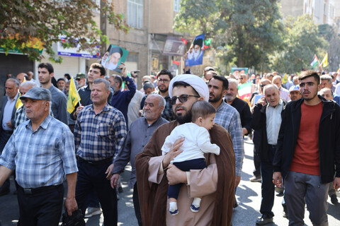 تصاویر / راهپیمایی «بشارت نصر» در همدان