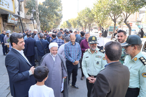 تصاویر / راهپیمایی «بشارت نصر» در همدان