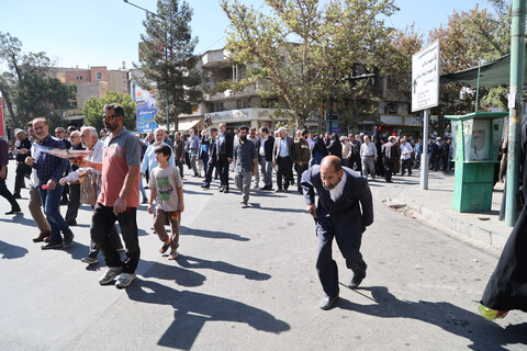تصاویر / راهپیمایی «بشارت نصر» در همدان