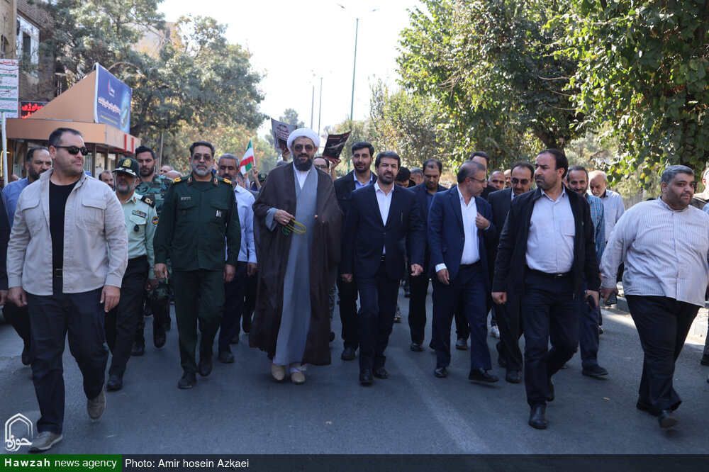 تصاویر / راهپیمایی «بشارت نصر» در همدان