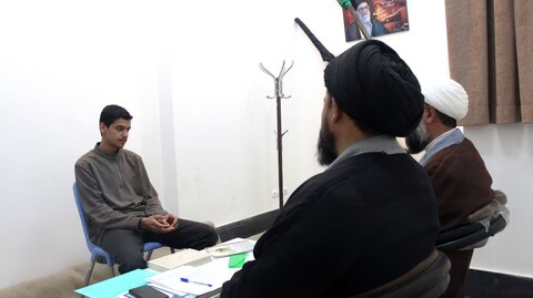 تصاویر| مصاحبه مستعدین برتر حوزه علمیه بیرجند