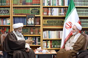 Imágenes / Reunión del presidente de la Asamblea de Unidad Musulmana de Pakistán con el Ayatolá Arafi