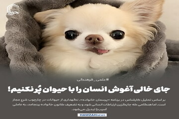 عکس نوشت| جای خالی آغوش انسان را با حیوان پُر نکنیم!