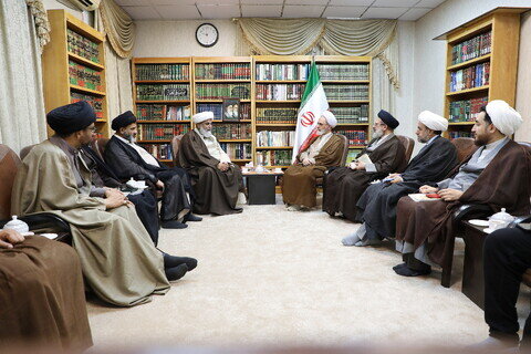 Imágenes / Reunión del presidente de la Asamblea de Unidad Musulmana de Pakistán con el Ayatolá Arafi