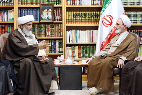 Imágenes / Reunión del presidente de la Asamblea de Unidad Musulmana de Pakistán con el Ayatolá Arafi