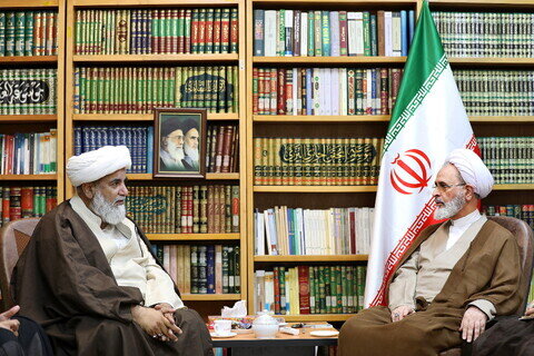 Imágenes / Reunión del presidente de la Asamblea de Unidad Musulmana de Pakistán con el Ayatolá Arafi