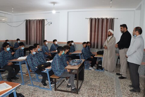 تصاویر/ دیدار صمیمی امام جمعه عالیشهر با دانش آموزان