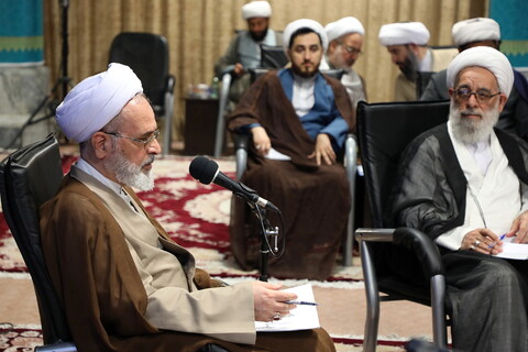 تصاویر/ جلسه شورای معاونین مرکز مدیریت حوزه‌های علمیه