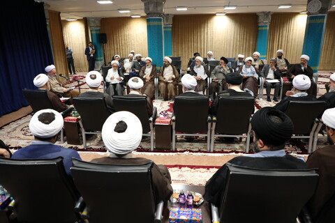 تصاویر/ جلسه شورای معاونین مرکز مدیریت حوزه‌های علمیه