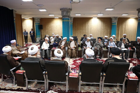 تصاویر/ جلسه شورای معاونین مرکز مدیریت حوزه‌های علمیه