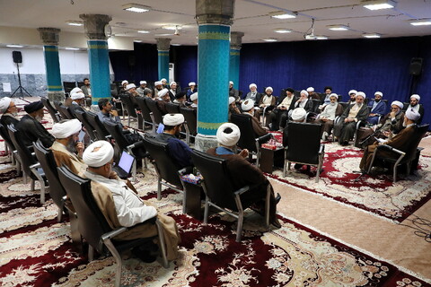 تصاویر/ جلسه شورای معاونین مرکز مدیریت حوزه‌های علمیه