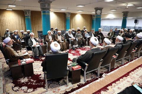 تصاویر/ جلسه شورای معاونین مرکز مدیریت حوزه‌های علمیه