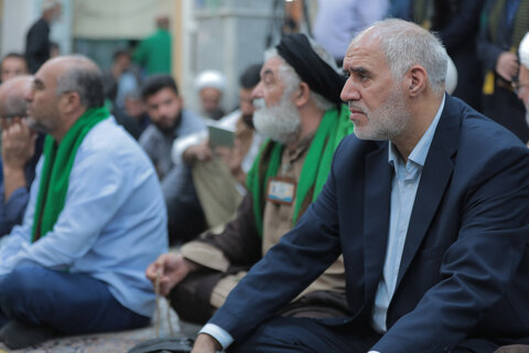 عکس/ مراسم غبارروبی امامزاده موسی مبرقع(ع)باحضور آیت الله اراکی