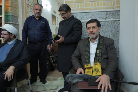 عکس/ مراسم غبارروبی امامزاده موسی مبرقع(ع)باحضور آیت الله اراکی