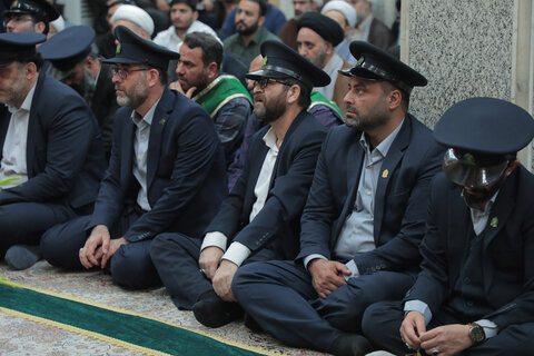 عکس/ مراسم غبارروبی امامزاده موسی مبرقع(ع)باحضور آیت الله اراکی