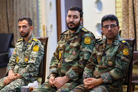 تصاویر | دیدار ارشد نظامی و هماهنگ کننده عقیدتی سیاسی های منطقه آذربایجان شرقی و اردبیل با نماینده ولی فقیه در استان آذربایجان شرقی