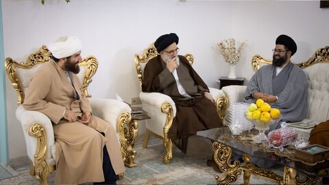 تصاویر/ تکریم و بازدید هفتگی امان جمعه همدان از علما، معمرین و مزدوجین طلبه استان البرز