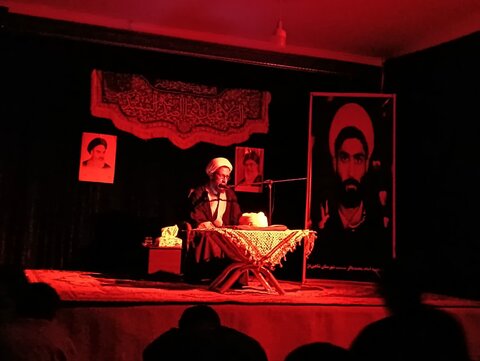 تصاویر/ برگزاری هیئت هفتگی طلاب مدرسه علمیه امام محمدباقر (ع) شاهین دژ