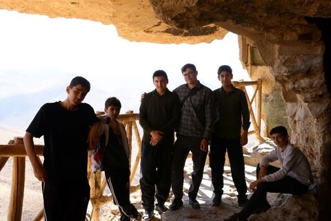 تصاویر/ اردوی یک روزه طلاب مدرسه علمیه تکاب