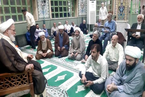 تصاویر/ مراسم معارفه امام جماعت جدید مسجد حضرت سلمان فارسی(ع) کرمانشاه