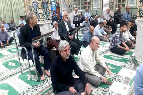 تصاویر/ مراسم معارفه امام جماعت جدید مسجد حضرت سلمان فارسی(ع) کرمانشاه