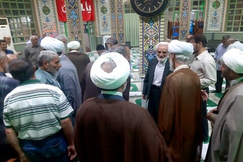 تصاویر/ مراسم معارفه امام جماعت جدید مسجد حضرت سلمان فارسی(ع) کرمانشاه