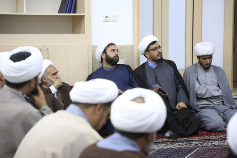 دیدار جمعی از طلاب شاغل در ادارات شهرستان بیرجند