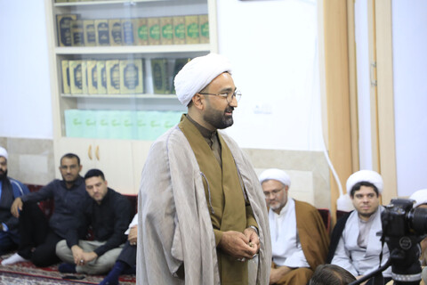 دیدار جمعی از طلاب شاغل در ادارات شهرستان بیرجند