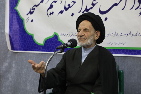 دیدار جمعی از طلاب شاغل در ادارات شهرستان بیرجند