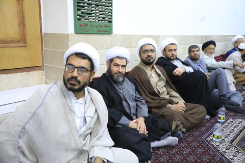 دیدار جمعی از طلاب شاغل در ادارات شهرستان بیرجند