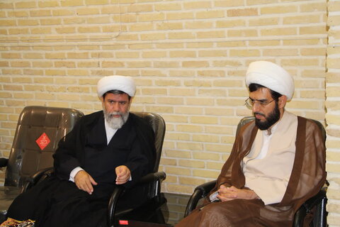 تصاویر| بازدید مدیر حوزه علمیه فارس از مدرسه علمیه مصلی شیراز