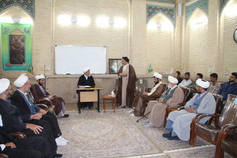 تصاویر| بازدید مدیر حوزه علمیه فارس از مدرسه علمیه مصلی شیراز