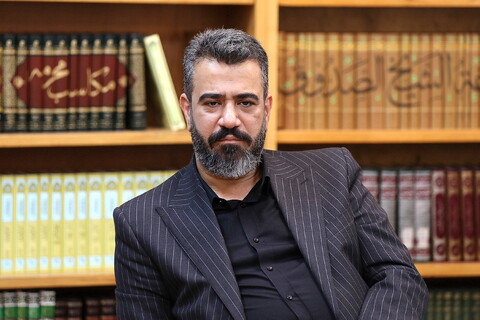 تصاویر/ دیدار  رئیس اتاق بازرگانی، صنایع، معادن و کشاورزی قم با آیت الله اعرافی