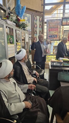 تصاویر/ تجدید میثاق طلاب مدرسه علمیه ابراهیمیه کرمان با شهدا