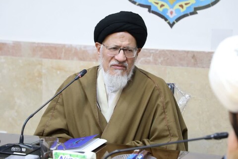 تصاویر/ حضور حجت‌الاسلام والمسلمین دعایی در جمع مبلغین حوزه علمیه استان یزد