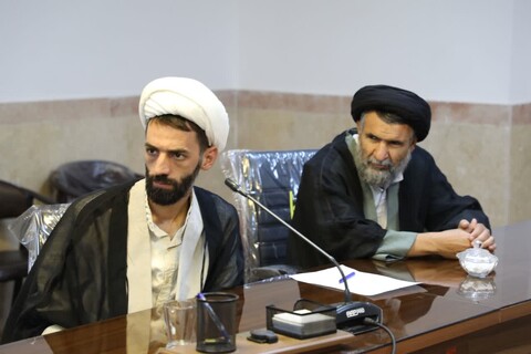 تصاویر/ حضور حجت‌الاسلام والمسلمین دعایی در جمع مبلغین حوزه علمیه استان یزد