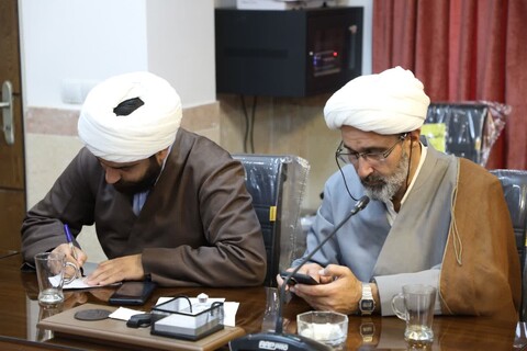 تصاویر/ حضور حجت‌الاسلام والمسلمین دعایی در جمع مبلغین حوزه علمیه استان یزد