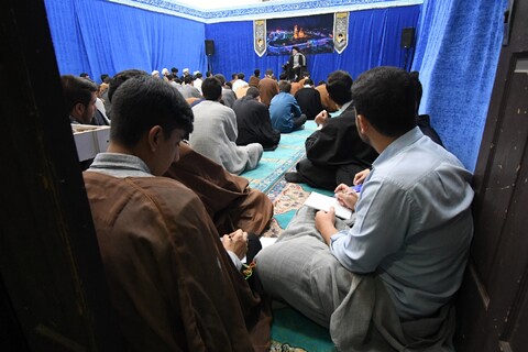 جلسه اخلاق طلاب مدرسه علمیه امام خامنه‌ای ارومیه
