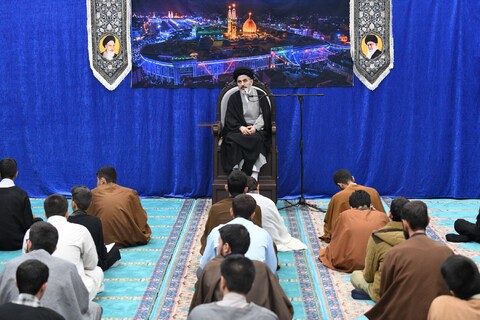 جلسه اخلاق طلاب مدرسه علمیه امام خامنه‌ای ارومیه
