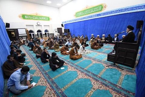 جلسه اخلاق طلاب مدرسه علمیه امام خامنه‌ای ارومیه
