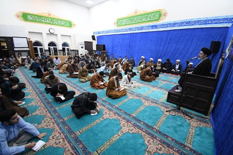 جلسه اخلاق طلاب مدرسه علمیه امام خامنه‌ای ارومیه
