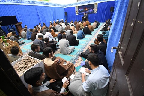 جلسه اخلاق طلاب مدرسه علمیه امام خامنه‌ای ارومیه
