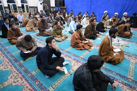 جلسه اخلاق طلاب مدرسه علمیه امام خامنه‌ای ارومیه
