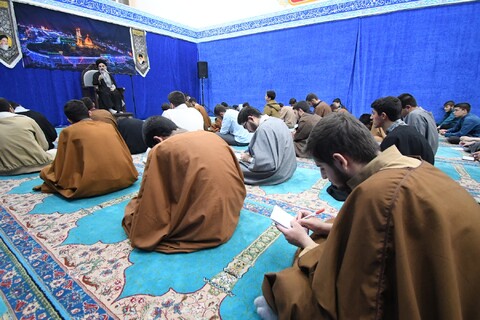 جلسه اخلاق طلاب مدرسه علمیه امام خامنه‌ای ارومیه
