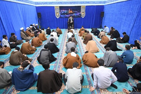 جلسه اخلاق طلاب مدرسه علمیه امام خامنه‌ای ارومیه
