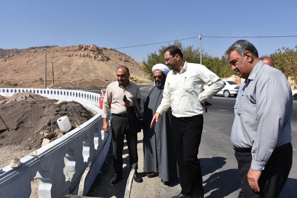 بازدید امام جمعه بخش نیاسر از پروژه‌های شهری+عکس