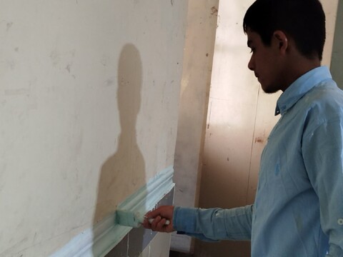 تصاویر/اردوی جهادی عمرانی طلاب در شهرستان ایذه برگزار شد